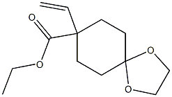 ethyl 8-vinyl-1,4-dioxaspiro[4.5]decane-8-carboxylate Struktur