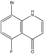 8-BroMo-5-fluoro-1H-quinolin-4-one Structure