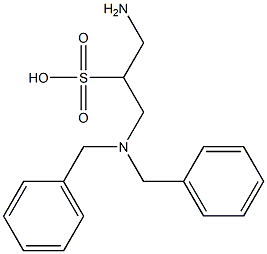1-aMino-3-(dibenzylaMino)propane-2-sulfonic acid 结构式