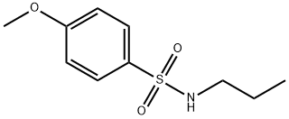 4-甲氧基-N-丙基苯磺酰胺 结构式