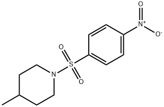 4-Methyl-1-(4-nitrophenylsulfonyl)piperidine, 97% Struktur