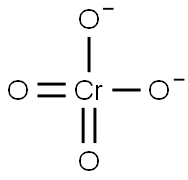 铬酸盐, 离子色谱标准溶液, SPECPURE, CRO{4}|-^2 1000ΜG/ML,,结构式