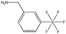 3-(Pentafluorothio)benzylaMine, 97% Struktur