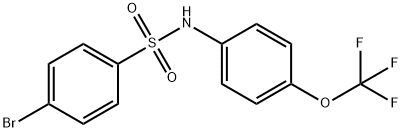 4-BroMo-N-[4-(trifluoroMethoxy)phenyl]benzenesulfonaMide, 97%|4-BroMo-N-[4-(trifluoroMethoxy)phenyl]benzenesulfonaMide, 97%