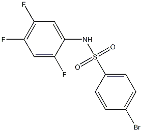  4-溴-N-(2,4,5-三氟苯基)苯磺酰胺,97%