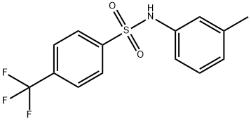 N-(3-甲基苯)-4-(三氟甲基)苯磺酰胺, 903250-16-8, 结构式