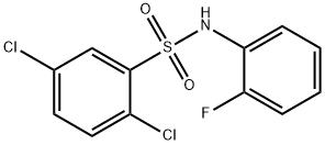 2,5-Dichloro-N-(2-fluorophenyl)benzenesulfonaMide, 97% Structure