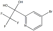 1-(4-BroMo-pyridin-2-yl)-2,2,2-trifluoro-ethane-1,1-diol|