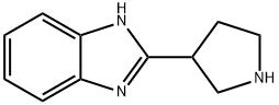 2-(吡咯烷-3-基)-1H-1,3-苯并二唑 结构式