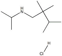 N-isopropyl-2,2,3-triMethylbutan-1-aMine hydrochloride Struktur