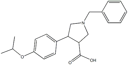  1-Benzyl-4-(4-isopropoxy-phenyl)-pyrrolidine-3-carboxylic acid