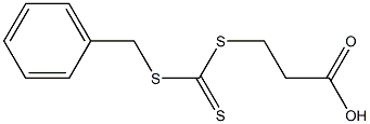 3-(benzylthiocarbonothioylthio)propanoic acid,,结构式