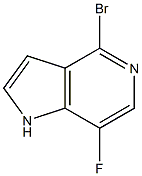 4-BroMo-7-fluoro-5-azaindole Structure