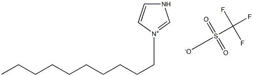 1-癸基咪唑三氟甲磺酸盐,,结构式