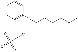 N-hexylpyridiniuM perchlorate 化学構造式