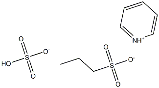 N-磺酸丙基吡啶硫酸氢盐 结构式