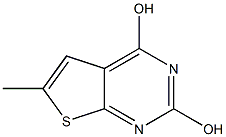 6-Methylthieno[2,3-d]pyriMidine-2,4-diol Struktur