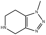 1-甲基-4,5,6,7-四氢-1H-[1,2,3]三唑并[4,5-C]吡啶 结构式