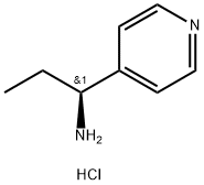 (S)-1-(吡啶-4-基)丙-1-胺盐酸盐, 1311254-93-9, 结构式