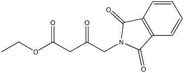 ETHYL 4-(1,3-DIOXOISOINDOLIN-2-YL)-3-OXOBUTANOATE 结构式