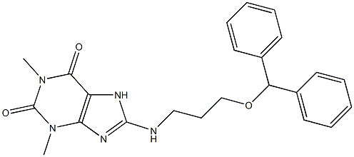 8-[(2-(DiphenylMethoxy)ethyl)(Methyl)- aMino]-1,3-diMethyl-3,7-dihydro-1H- purine-2,6-dione|乘晕宁杂质