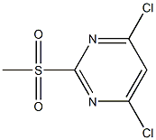 2-甲磺酰基-4,6-二氯嘧啶, , 结构式