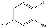 2-Bromo-4-chloroiodobenzene Struktur