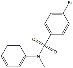 4-溴-N-甲基-N-苯苯磺酰胺,97%,,结构式