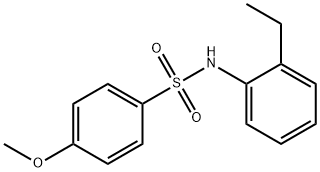 N-(2-ethylphenyl)-4-methoxybenzenesulfonamide Structure