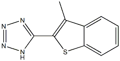 5-(3-methylbenzo[b]thiophen-2-yl)-1H-tetrazole Structure
