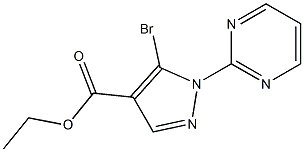 ethyl 5-bromo-1-(pyrimidin-2-yl)-1H-pyrazole-4-carboxylate