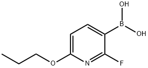 2-Fluoro-6-propoxypyridine-3-boronic acid,2096338-78-0,结构式