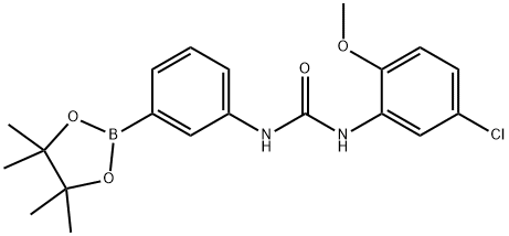 2096996-90-4 1-(5-氯-2-甲氧基苯基)-3-[3-(四甲基-1,3,2-二氧杂硼戊烷-2-基)苯基]脲