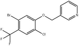 3-[5-Bromo-2-chloro-4-(trifluoromethyl)phenoxymethyl]pyridine|3-[5-Bromo-2-chloro-4-(trifluoromethyl)phenoxymethyl]pyridine