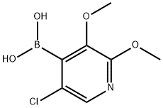 5-氯-2,3-二甲氧基吡啶-4-硼酸,2096339-93-2,结构式