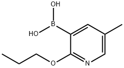 5-Methyl-2-propoxypyridine-3-boronic acid Struktur