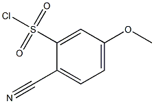 2-cyano-5-Methoxyphenylsulfonyl chloride|2-氯-5-甲氧基苯磺酰氯