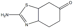 2-aMino-4,5,7,7a-tetrahydrobenzo[d]thiazol-6(3aH)-one Struktur