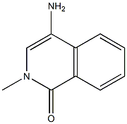 4-aMino-2-Methylisoquinolin-1(2H)-one,,结构式
