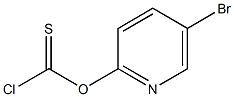 O-5-broMopyridin-2-yl carbonochloridothioate 结构式