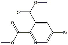 5-溴-吡啶-2,3-二甲酸二甲酯, , 结构式