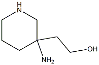 2-(3-aMinopiperidin-3-yl)ethanol 结构式
