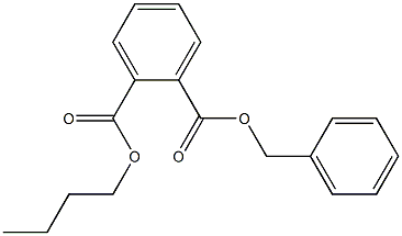 Butyl benzyl phthalate Solution,,结构式