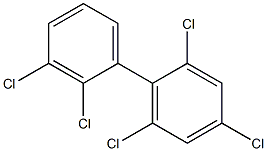 2,2',3',4,6-Pentachlorobiphenyl Solution 化学構造式