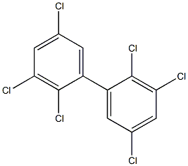2,2',3,3',5,5'-Hexachlorobiphenyl Solution 结构式