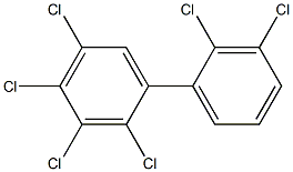 2.2'.3.3'.4.5-Hexachlorobiphenyl Solution,,结构式