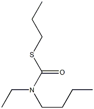 S-Propyl butylethylthiocarbamate Solution 化学構造式