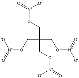 Pentaerythritol tetranitrate Solution 化学構造式
