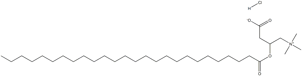 L-carnitine:HCl, O-hexacosanoyl 化学構造式