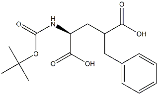 L-GLUTAMIC ACID-N-T-BOC, GAMMA-BENZYL ESTER Structure
